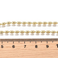 2.5MM Brass Oval Link Chain Necklaces&nbsp;NJEW-M108-20G