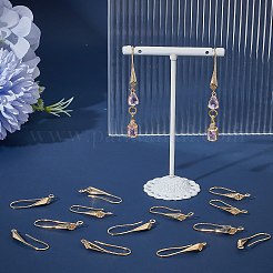 30Pcs Rack Plating Eco-friendly Brass Earring Hooks&nbsp;KK-ME0002-43