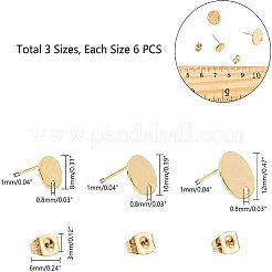 304 Stainless Steel Stud Earring Findings&nbsp;STAS-NB0004-32G