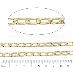 304 Stainless Steel Textured Curb Chains&nbsp;CHS-F025-03G
