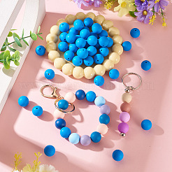 50Pcs Food Grade Eco-Friendly Silicone Beads&nbsp;SIL-TADJ0001-03I