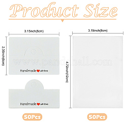 50Pcs OPP Cellophane Bags&nbsp;CDIS-YW0001-28A