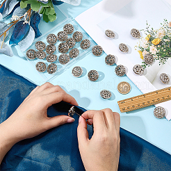 Alloy Shank Buttons&nbsp;FIND-WH0199-427P