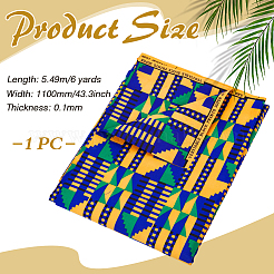 African Traditional Wax Print Polyester Fabric&nbsp;DIY-WH0698-083