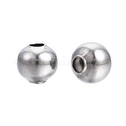 Round 304 Stainless Steel Beads&nbsp;STAS-TAC0004-6mm-P