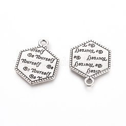 Rack Plating Tibetan Style Alloy Pendants&nbsp;TIBEP-L005-09AS