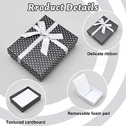 12Pcs 2 Colors Cardboard Paper Jewelry Set Boxes&nbsp;CBOX-FS0001-03