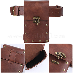 Woman's PU Leather Outdoors Cell phone Waist Bag&nbsp;AJEW-WH0504-39A