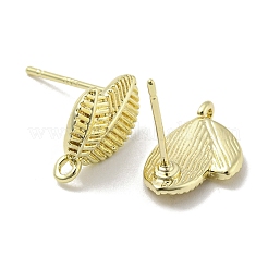 Left and Right Brass Stur Earring Findings&nbsp;LS-KK-R154-08G