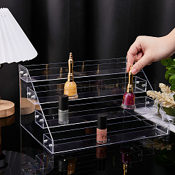 4-layer Acrylic Nail Polish Bottle Organizer Display Riser Stands&nbsp;ODIS-WH0108-015