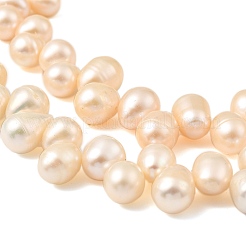 Natural Cultured Freshwater Pearl Beads Strands&nbsp;PEAR-I007-04E-02B