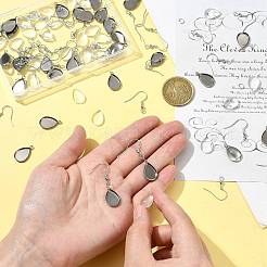 DIY Teardrop Dangle Earring Making Kits&nbsp;DIY-FS0009-19