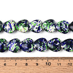 Spray Painted Synthetic Turquoise Beads Strands&nbsp;G-N352-28A-07