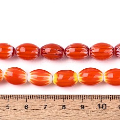 Handmade Millefiori Lampwork Beads Strands&nbsp;LAMP-T022-15M