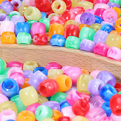 320Pcs 16 Colors  Acrylic European Beads&nbsp;MACR-PA0001-75