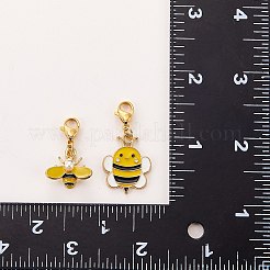 Alloy Enamel Pendant Decoration&nbsp;HJEW-SW00022-01