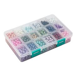 18 Colors Glass Pearl Beads&nbsp;HY-JP0004-6mm-02