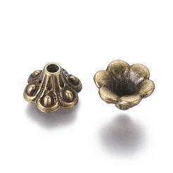 Tibetan Style Bell Filigree Bead Caps&nbsp;X-TIBE-A23845-AB-FF