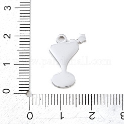 304 Stainless Steel Pendants&nbsp;SA-CBAE30B-01K-P