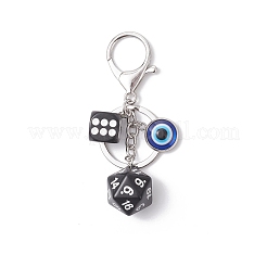 3Pcs Eye with IDice ron Keychains&nbsp;KEYC-JKC01427