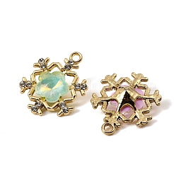 UV Plating Alloy Glass Pendants&nbsp;FIND-K032-02G