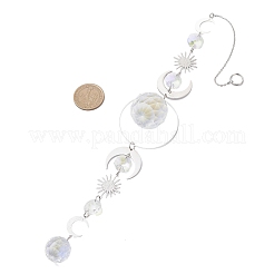 Glass Teardrop Window Hanging Suncatchers&nbsp;HJEW-JM04515-02
