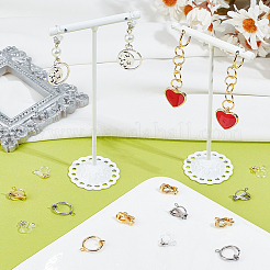 36Pcs 6 Styles 304 Stainless Steel Clip-on Earring Findings&nbsp;STAS-SC0008-33