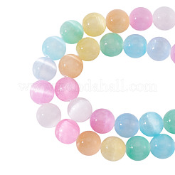 1 Strand Natural Selenite Beads Strands&nbsp;G-TA0002-88A