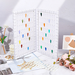 Paper Nail Art Display Color Book&nbsp;ODIS-WH0075-116C