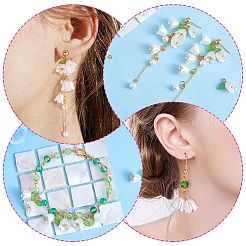 40Pcs Lily of the Valley Plastic Pendants&nbsp;JX634A