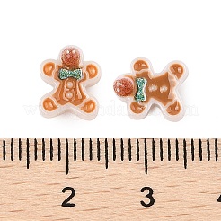 Christmas Theme Luminous Resin Cabochons&nbsp;RESI-U003-02J
