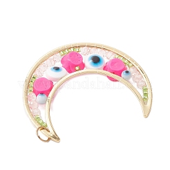 Brass Resin Pendants&nbsp;PALLOY-MZ01073-05