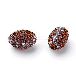 Handmade Polymer Clay Rhinestone Beads&nbsp;RB-S046-01
