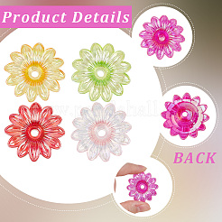 100Pcs Transparent Acrylic Beads&nbsp;TACR-PA0001-22