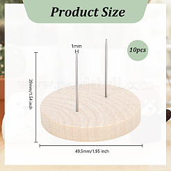 Wooden Crochet Doll Base Support Rack&nbsp;WOOD-WH0131-20B