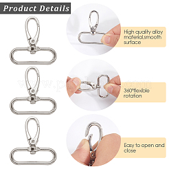 15Pcs Alloy Swivel Clasps&nbsp;FIND-GF0008-19P