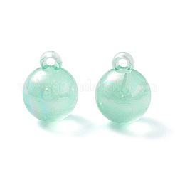Luminous UV Plating Transparent Rainbow Iridescent Acrylic Pendants&nbsp;LACR-K001-03