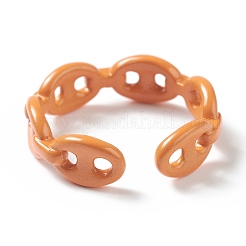 Spray Painted Brass Cuff Rings&nbsp;RJEW-H545-03
