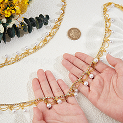 1 Yard Brass Rhinestone Cup Chains&nbsp;CHC-WH0002-04G