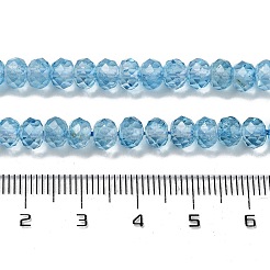 Natural Blue Topaz Beads Strands&nbsp;G-B088-D05-03