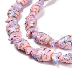 Synthetic Turquoise Beads Strands&nbsp;TURQ-F019-01J