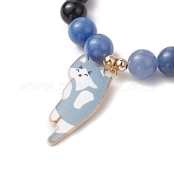 Natural Mixed Gemstone Beads Stretch Bracelets for Women&nbsp;BJEW-TA00573-04
