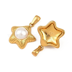 ABS Plastic Imitation Pearl Pendants&nbsp;STAS-P438-33G