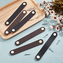 6 Sets 2 Colors Oval Leather Cabinet Handles&nbsp;FIND-HY0003-57