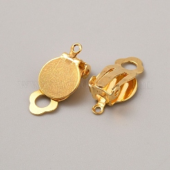 Iron Clip-on Earring Finding&nbsp;FIND-WH0152-540G