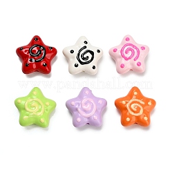 Baking Paint Opaque Acrylic Beads&nbsp;SACR-P035-08