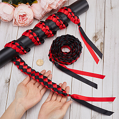 Two Tone Graduation Ribbon Leis&nbsp;FIND-WH0423-78E