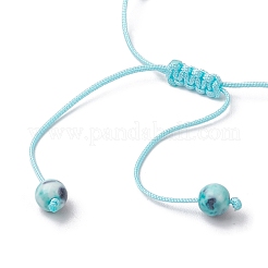 5Pcs Synthetic Gemston Braided Beaded Bracelets Sets&nbsp;BJEW-JB11016