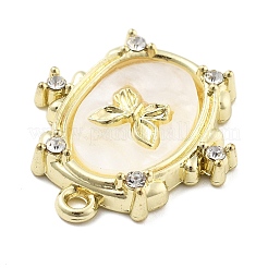 Alloy Cellulose Acetate Rhinestone Pendant&nbsp;LS-PALLOY-E582-07G-02