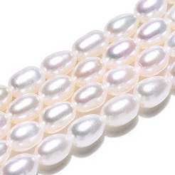 Natural Cultured Freshwater Pearl Beads Strands&nbsp;PEAR-N012-04H